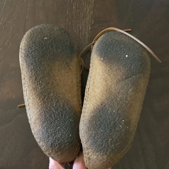 PATAGONIA EUC chukka boots brown suede size 7.5 oatmeal sole - Picture 4 of 7